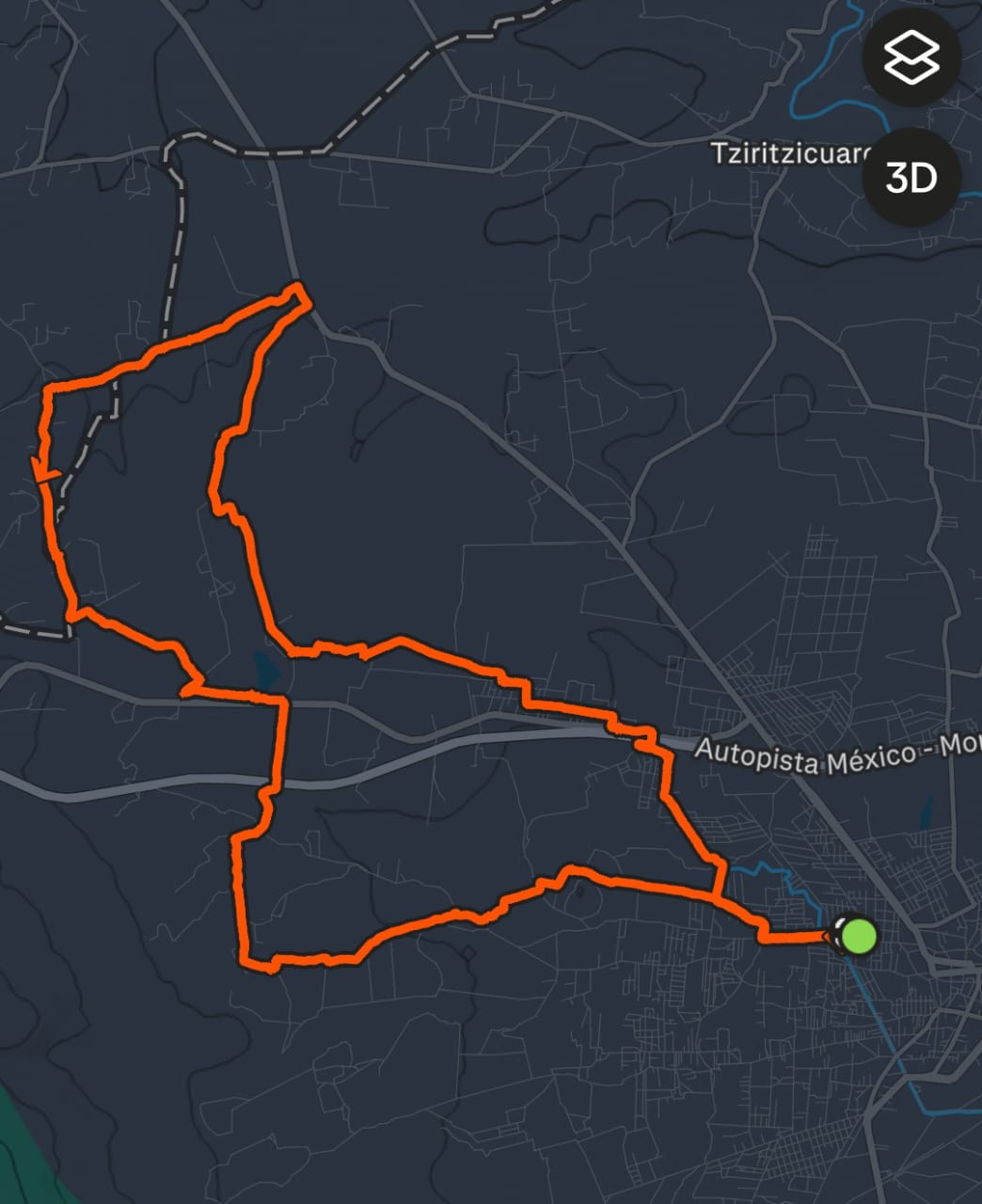 Mapa de la ruta